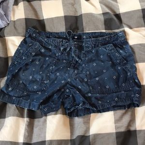Gap Factory drawstring denim shorts